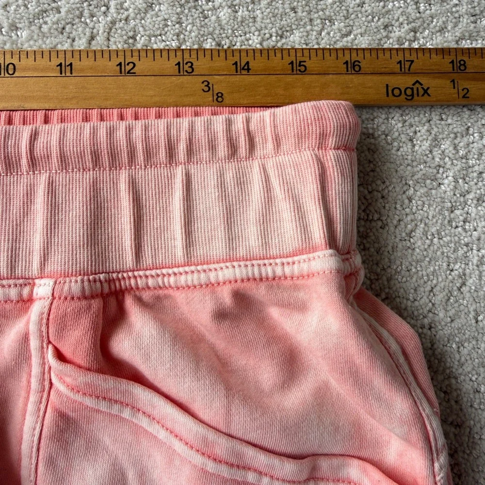 Daily Practice Joggers Women S Coral Pink Acid Wash Cargo Sweatpants Barrel - Picture 8 of 13